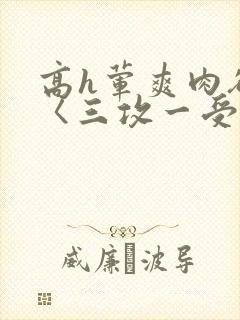 高h荤爽肉欲文〈三攻一受