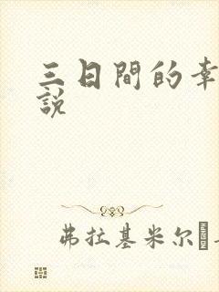 三日间的幸福小说