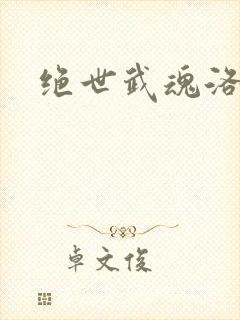 绝世武魂洛城东封面