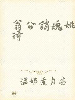 翁公销魂姚瑶琦琦