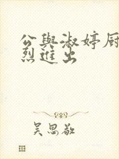 公与淑婷厨房猛烈进出