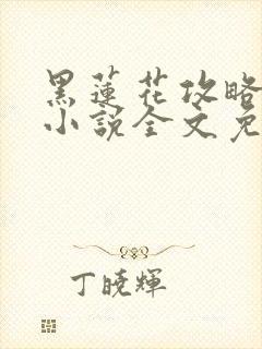 黑莲花攻略手册小说全文免费阅读笔趣阁