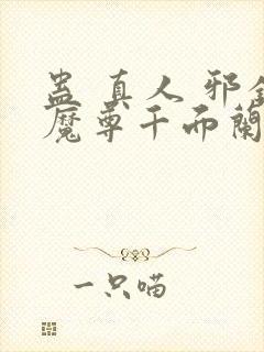 蛊 真人 邪银魔尊千面兰