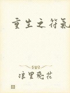 重生之符气冲天