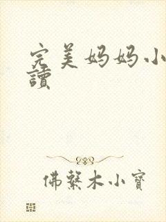 完美妈妈小说阅读