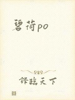 碧荷po封面