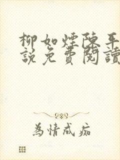 柳如烟陈平安小说免费阅读全文