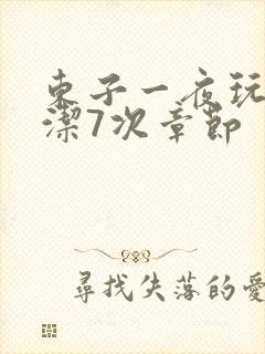 东子一夜玩弄白洁7次章节