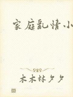 家庭乱情小说
