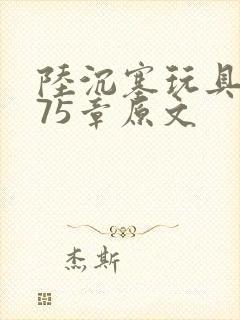 陆沉塞玩具高速75章原文