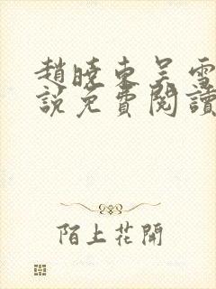 赵晓东吴雪晴小说免费阅读