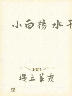 小白杨 水千丞