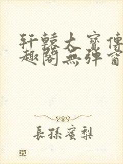 轩辕大宝传奇笔趣阁无弹窗