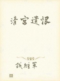 清宫遗恨封面