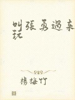 叫张勇过来一起玩