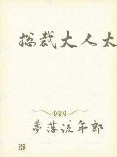 总裁大人太勇猛