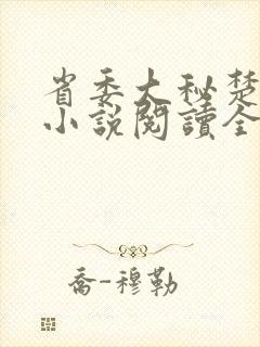 省委大秘楚东恒小说阅读全文