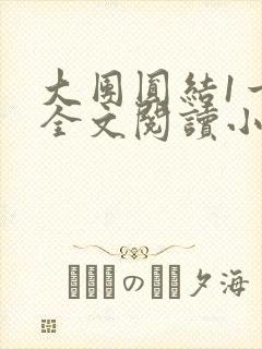 大团圆结1一6全文阅读小说