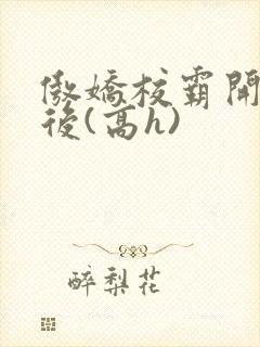 傲娇校霸开荤以后(高h)