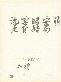 沈宴昭安萌全文免费结局