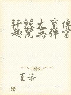 轩辕大宝传奇笔趣阁无弹窗