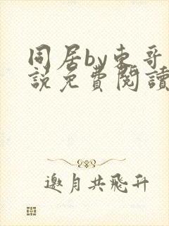同居by东哥小说免费阅读全文无弹窗