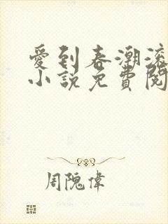 爱到春潮滚滚来小说免费阅读