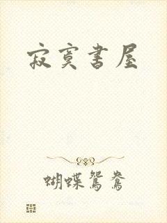 寂寞书屋封面