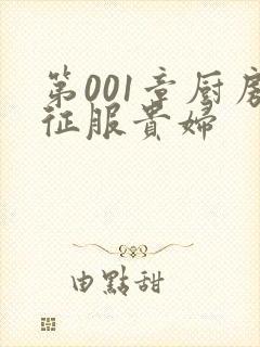 第001章厨房征服贵妇