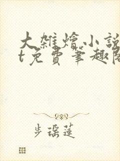 大杂烩小说txt免费笔趣阁