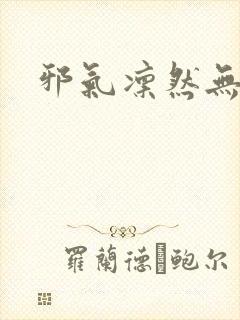 邪气凛然无弹窗