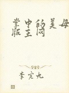 掌中的美母第一版主网封面