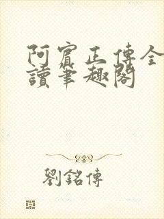 阿宾正传全文阅读笔趣阁