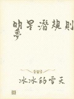 明星潜规则之皇梦