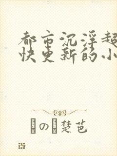 都市沉浮超前超快更新的小说