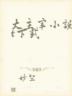 大主宰小说txt下载