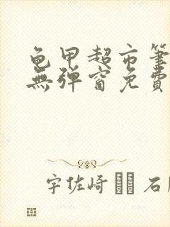 龟甲超市笔趣阁无弹窗免费阅读封面