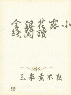 金银花露小说在线阅读