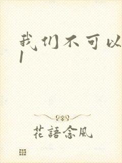 我们不可以1v1封面