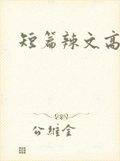 短篇辣文高h