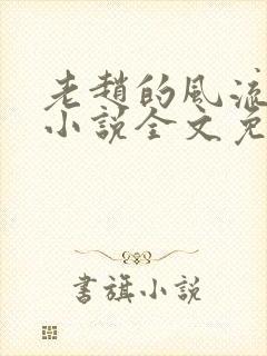 老赵的风流人生小说全文免费阅读