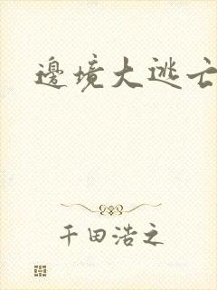 边境大逃亡封面