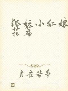 狐妖小红娘两生花篇封面