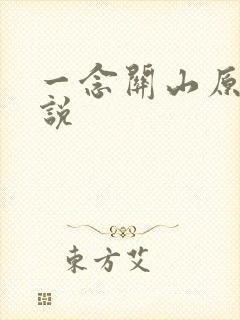 一念关山原著小说