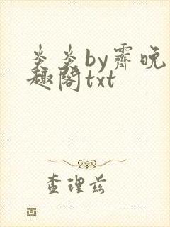 炎炎by霁晚笔趣阁txt封面