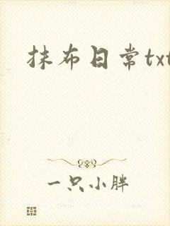抹布日常txt