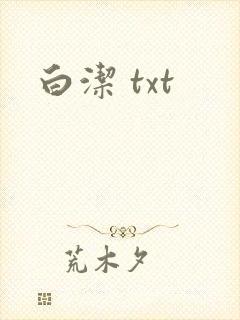 白洁 txt