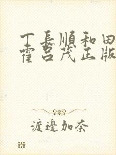 丁长顺和田晓兰霍吕茂正版封面