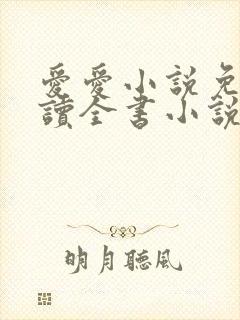 爱爱小说免费阅读全书小说乡村