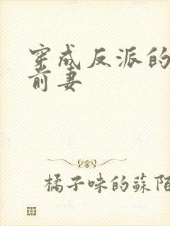 穿成反派的炮灰前妻